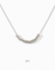 Morse Code Necklace | Silver
