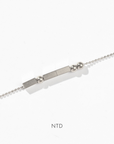 Morse Code Bracelet | Silver
