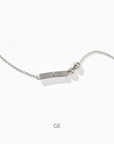 Morse Code Bracelet | Silver