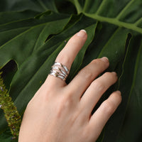 Joan Hammered Ring | Silver