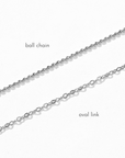 Morse Code Necklace | Silver