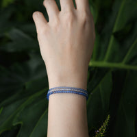 Cammy Beaded Bracelet | Crystal Blue