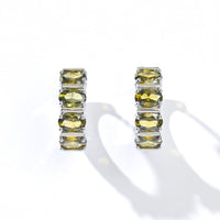 Nicole Hoops | Olive Silver