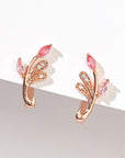 Yasmine Hoops | Ruby Rose Gold