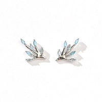 Azalea Studs | Nebula Silver