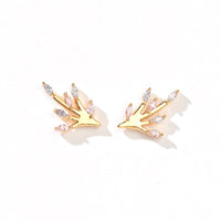 Azalea Studs | Petals Gold
