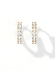 Aomi Hoops | Clear Gold