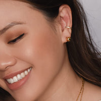 Edie Ball Stud | Gold SST