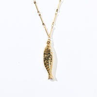 Mrs. Puff Sardine Pendant Necklace