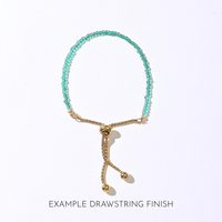 Leena Beaded Bracelet | Crystal Gray