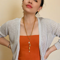 Cleo By The Sea Cluster Necklace