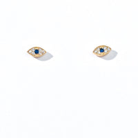 Zara Evil Eye Studs | Gold