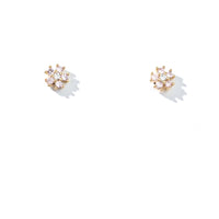 Annalis Pink Flower Studs
