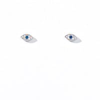 Zara Evil Eye Studs | Silver