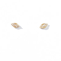 Naomi Marquise Studs | Gold