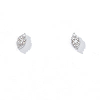 Naomi Marquise Studs | Silver