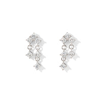 Eileen Cascade Dangles | Silver