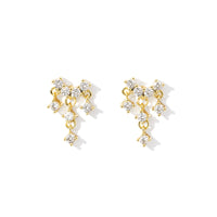 Rianna Waterfall Studs | Gold