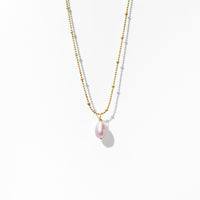 Anya Pink Pearl Necklace