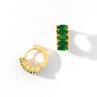 Jada Hoops | Emerald Gold