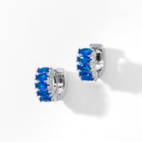 Jada Hoops | Del Sol Blue Silver