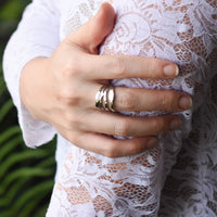 Joan Hammered Ring | Silver