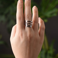 Joan Hammered Ring | Silver