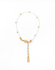 Tasha Bracelet | Lotus Seed White