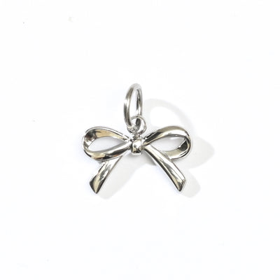 Meet Cute Bow Charm | Silver