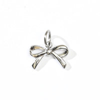 Meet Cute Bow Charm | Silver