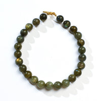 Michelle Giant Labradorite Choker | Toggle