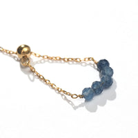 Jovie Adjustable Ring | Blue Sapphire