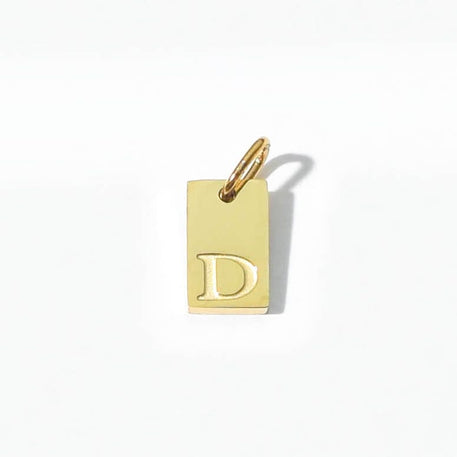 Alphabet D Charm | Gold