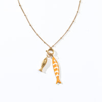 Pretty Koi Charm | Gold