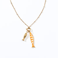 It's A Sardine Life Charm | Tangerine