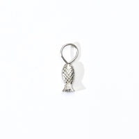 Baby Taiyaki Charm | Silver