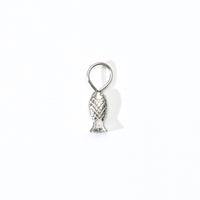 Baby Taiyaki Charm | Silver