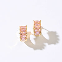 Jada Hoops | Blush Gold