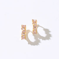 Gigi Cluster Huggies | Blush Gold