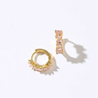 Gigi Cluster Huggies | Blush Gold