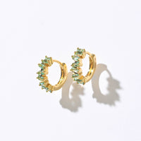 Gigi Cluster Huggies | Sea Green Gold