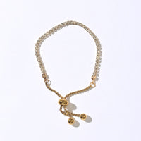 Laura Tennis Bracelet | White