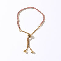 Laura Tennis Bracelet | Pink