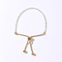 Leena Beaded Bracelet | Crystal Gray