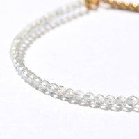 Leena Beaded Bracelet | Crystal Gray