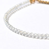 Leena Beaded Bracelet | Crystal Gray