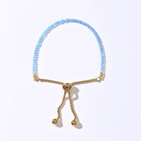 Leena Beaded Bracelet | Crystal Blue