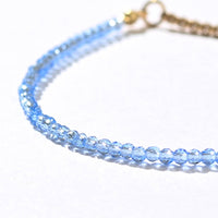 Leena Beaded Bracelet | Crystal Blue
