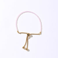 Leena Beaded Bracelet | Baby Pink