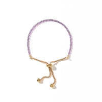Leena Beaded Bracelet | Purple Haze